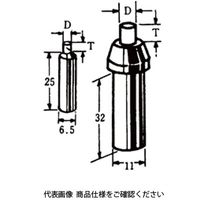 名古屋ダイヤモンド工業 N.D.I ボンドドレッサー ED-1-3A ED-1 3A 1本（直送品）