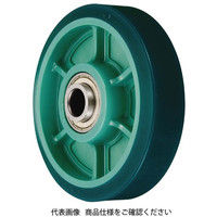 岐阜産研工業 PNUD型 樹脂製ウレタンゴム車輪（ステンレスベアリング入） PNUD-130 1個（直送品）