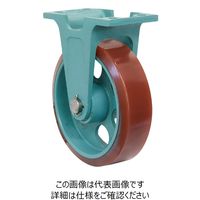 岡本工機 ダクタイル製キャスター 固定(MGーW)金具付/幅広型 EUMGーW180×65 EUMG-W180-65 1個（直送品）