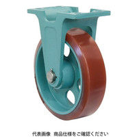 岡本工機 ダクタイル製キャスター 固定(MGーW)金具付/幅広型 EUMGーW300×100 EUMG-W300-100 1個（直送品）