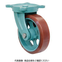岡本工機 ダクタイル製キャスター 自在(MGーO)金具付/幅広型 EUMGーO300×65 EUMG-O300-65 1個（直送品）