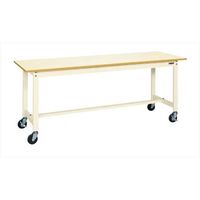 サカエ 軽量作業台(KSタイプ/均等耐荷重200kg/ポリエステル天板/H740mm/移動式) KSー157PRI 1個（直送品）
