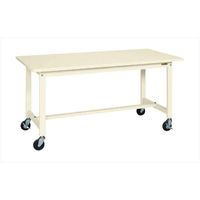 サカエ 軽量作業台(KSタイプ/均等耐荷重200kg/スチール天板/H740mm/移動式) KSー157SRI 1個（直送品）