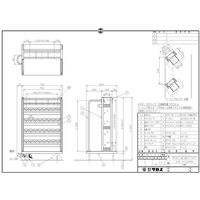 サカエ ツーリングワゴン(フットブレーキ・トレー付) ASRー35CJKTBR 1個（直送品）