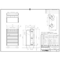サカエ ツーリングワゴン(自在4・トレー付) ASRー35CT 1個（直送品）