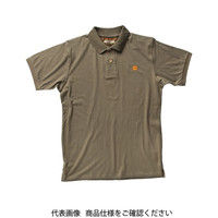 Calzaturificio Orion DiKE作業ポロシャツ Poise（ポイズ） ダークブラウンS 92121/200-S 1着（直送品）