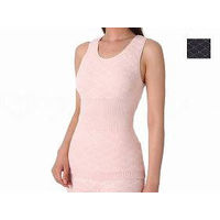 神戸生絲 あったかインナー婦人用ノースリーブ ブラック M-L MP721 MP721 【介護用衣類】ウェルファンカタログ  921058（直送品）