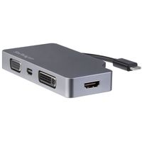 4 in 1 USB-Cマルチアダプタ スペースグレー　CDPVDHDMDPSG　1個　StarTech.com（直送品）