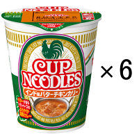 日清食品 日清カップヌードル インド風バターチキンカリー 6個