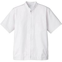 男女兼用半袖ジャンパー S ホワイト RNA-1801 サーヴォ（旧サンペックスイスト）（直送品）