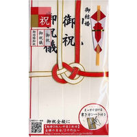 モーノクラフト 東京折 赤白7本耳金 短冊入 SMC-116 5枚