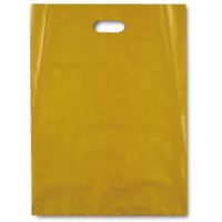 ベルベ ポリ手提袋 シティバッグ ゴールド M 4197 1包：300枚（25×12）（直送品）