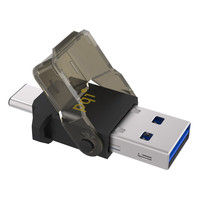 USB3.1 Type-C用OTGアダプター UC312VABK PQI（直送品）