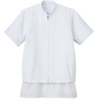 男女兼用半袖ジャンパー L ホワイト CD-637 サーヴォ（旧サンペックスイスト）（直送品）