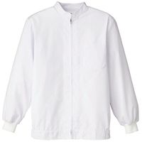 男女兼用長袖ジャンパー 4L ホワイト RNA-1712 サーヴォ（旧サンペックスイスト）（直送品）