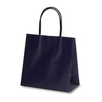 ベルベ 手提げ 紙袋 1077 マットバッグ SS ネイビー 1セット(1袋(10枚)×10)