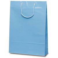 ベルベ 手提げ 紙袋 エクセルバッグ ブルー 1106 1包：50枚（10×5）（直送品）