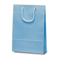 ベルベ 手提げ 紙袋 ナイスバッグ ブルー 1157 1包：50枚（10×5）（直送品）