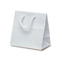 ベルベ 手提げ 紙袋 リトルバッグ ホワイト 1522 1包：100枚（10×10）（直送品）