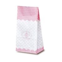 ベルベ 雑貨 食品 紙袋 角底袋 メリー（ピンク） 6号 3706 1包：2000枚（100×20）（直送品）