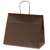 ベルベ 紙袋 1093 自動紐手提袋 T-9W カラー（カカオ） 1093 1包：200枚（50×4）（直送品）
