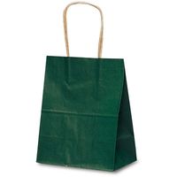 ベルベ 紙袋 1215 自動紐手提袋 T-2 カラー（緑） 1215 1包：200枚（25×8）（直送品）
