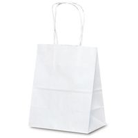 ベルベ 紙袋 1217 自動紐手提袋 T-2 白無地 1217 1包：200枚（25×8）（直送品）