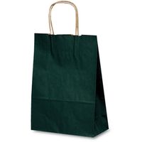 ベルベ 紙袋 1315 自動紐手提袋 T-3 カラー（緑） 1315 1包：200枚（25×8）（直送品）