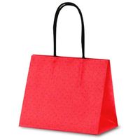 ベルベ 紙袋 手提袋 テミニン レッド 1472 1包：100枚（10枚入×10パック）（直送品）