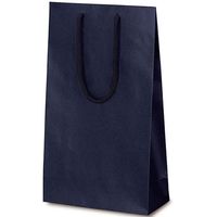 ベルベ 紙袋 手提袋 T-ツイン カラークラフト ネイビー 1556 1包：100枚（10×10）（直送品）
