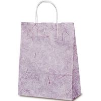 ベルベ 紙袋 自動紐手提袋 T-X 彩流（紫） 1591 1包：200枚（50×4）（直送品）