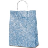 ベルベ 紙袋 自動紐手提袋 T-X 彩流（紺） 1592 1包：200枚（50×4）（直送品）