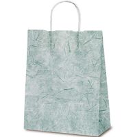 ベルベ 紙袋 自動紐手提袋 T-X 彩流（緑） 1593 1包：200枚（50×4）（直送品）