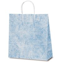 ベルベ 紙袋 1643 自動紐手提袋 T-6 彩流（紺） 1643 1包：200枚（50×4）