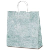 ベルベ 紙袋 1644 自動紐手提袋 T-6 彩流（緑） 1644 1包：200枚（50×4）（直送品）