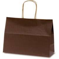 ベルベ 紙袋 1655 自動紐手提袋 T-6S カラー（カカオ） 1655 1包：200枚（50×4）（直送品）