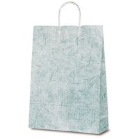ベルベ 紙袋 自動紐手提袋 T-8 彩流（緑） 1826 1包：200枚（50×4）（直送品）