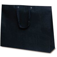 ベルベ 紙袋 1987 手提袋 T-ショルダー13 黒無地 1987 1包：50枚（10×5）（直送品）