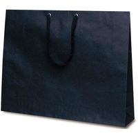 ベルベ 紙袋 1989 手提袋 T-ショルダー17 黒無地 1989 1包：50枚（10×5）（直送品）