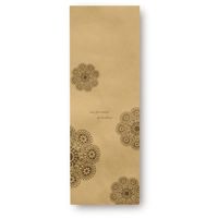 ベルベ 雑貨 食品 紙袋 2974 小袋 レースィ（茶） 長2号 2974 1包：2000枚（200×10）（直送品）