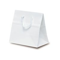 ベルベ 手提げ 紙袋 キュートバッグ ホワイト 5927 1包：100枚（10×10）（直送品）