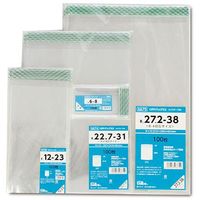 ベルベ 雑貨 包装 OPPバッグリップ付 R 11-18 6660 1包：1000枚（100×10）