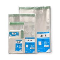 ベルベ 雑貨 包装 OPPバッグリップ付 R 19-26 6668 1包：1000枚（100×10）（直送品）