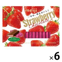 ストロベリーチョコレートBOX 1セット（6箱） 明治 チョコレート