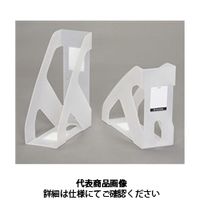 アイリスオーヤマ ファイルスタンド(2個セット) FSー25EW×2 クリア FS-25EWX2_CL 1セット(4個:2個×2セット)（直送品）