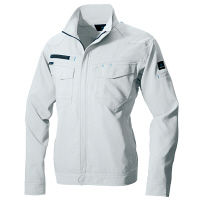 アイトス HERO’S UNIFORM 長袖ブルゾン シルバーグレー M 2901-003-M（直送品）