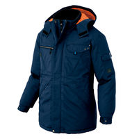 アイトス HERO’S UNIFORM 防寒コート ディープネイビ LL 8570-018-LL（直送品）