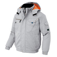 アイトス HERO’S UNIFORM 防寒ブルゾン シルバーグレー 6L 8571-003-6L（直送品）