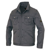 アイトス HERO’S UNIFORM 長袖ジャンパー グレー 6L 64101-004-6L（直送品）