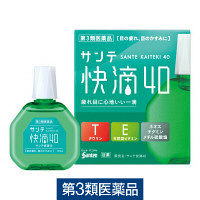 サンテ快滴40 15ml 参天製薬  目薬 目の疲れ 目のかすみ 充血 目のかゆみ 眼病予防 眼瞼炎【第3類医薬品】